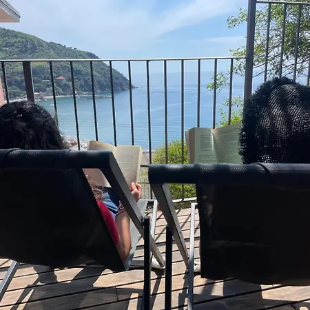 Ocean View Flat With Wi-Fi, Ac And Elevator To Town Apartment Levanto Exterior photo