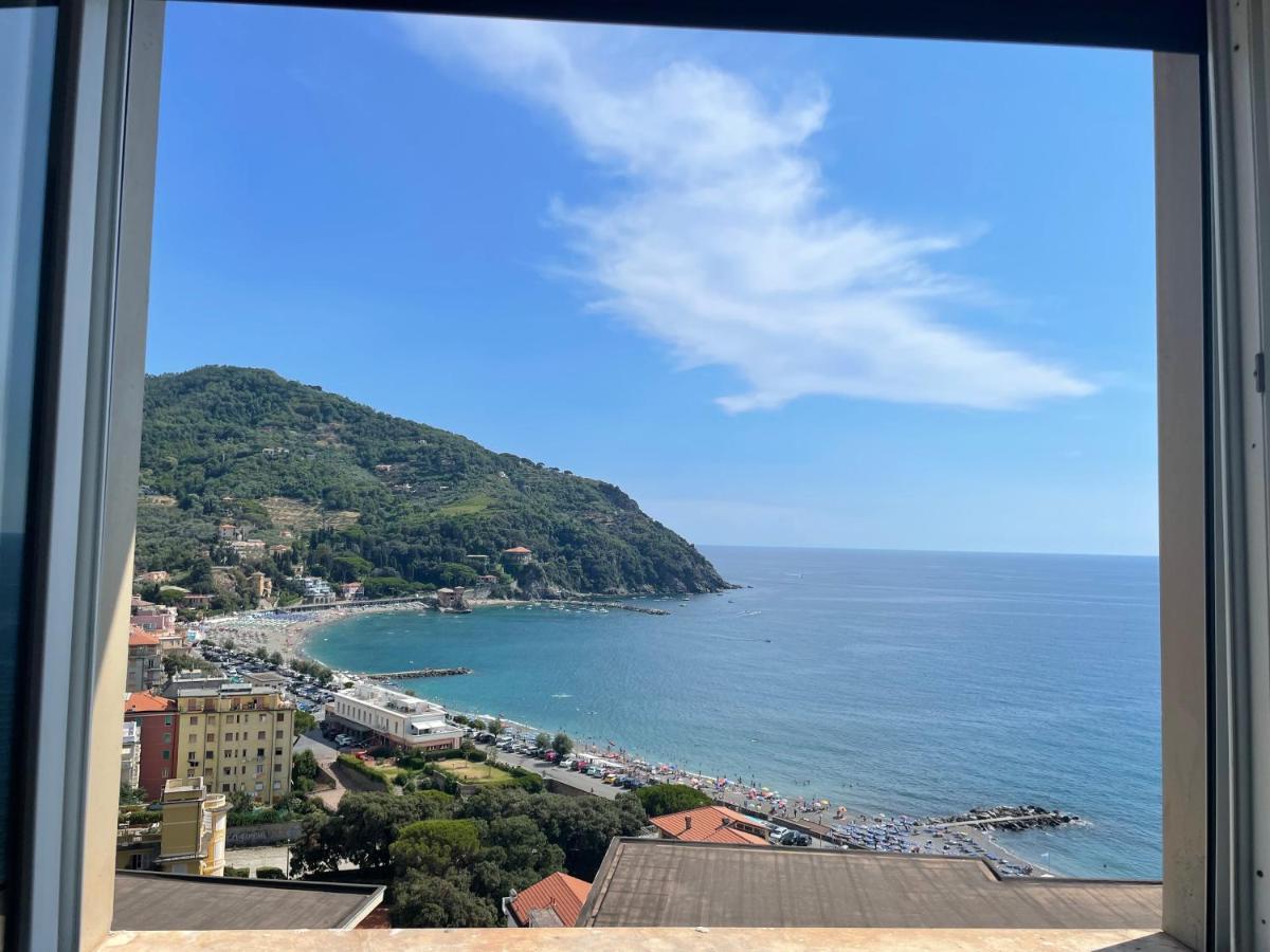 Ocean View Flat With Wi-fi, Ac And Elevator To Town Apartment Levanto